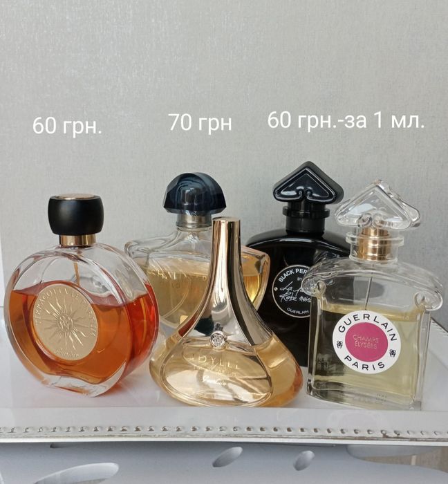 Розпив Valentino, Trussardi, Givenchy, Chanel,Gerlain.