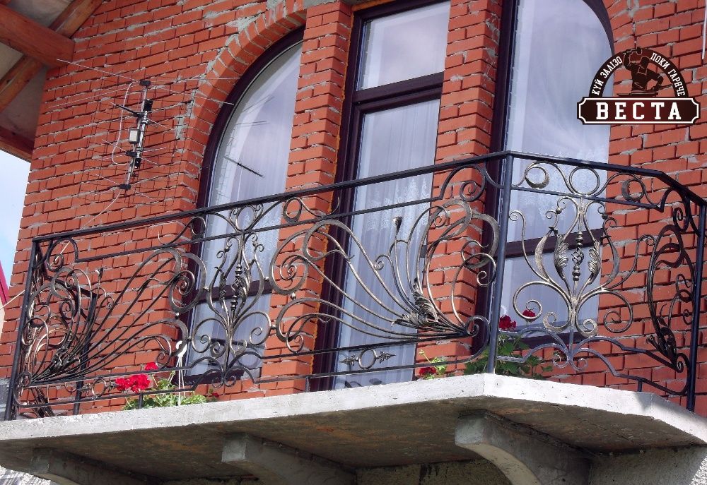 Ковані вироби. Огорожа, Ворота, Брама, Балкон, Мангал, Сходи, Перила.