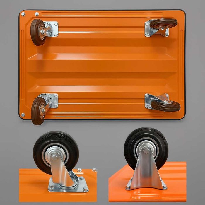 Wózek transportowy 300 kg towarowy platformowy magazynowy składany