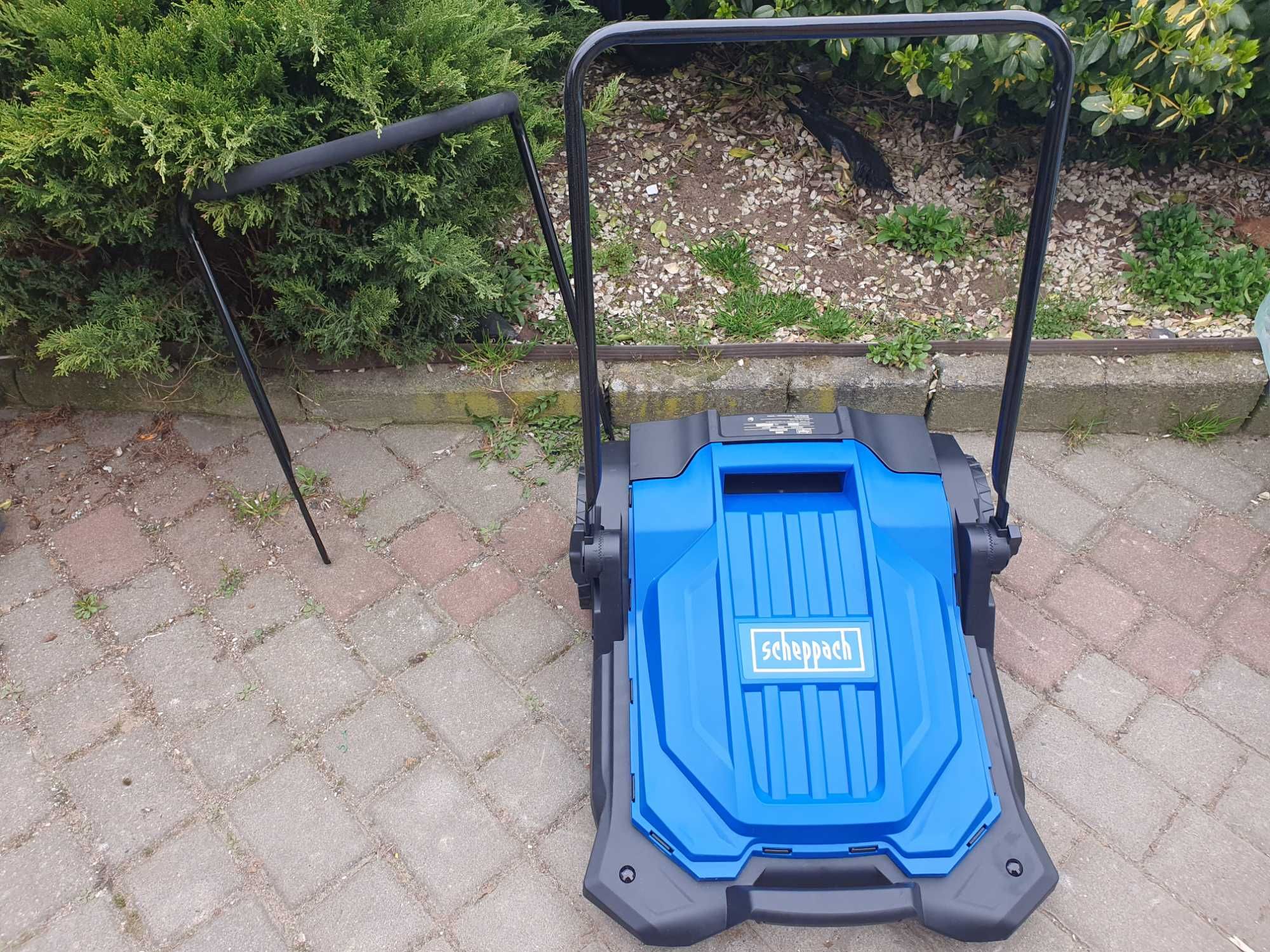 NOWA Reczna Zamiatarka SCHEPPACH S800 Najnowszy Model ZBIERA DROBNE