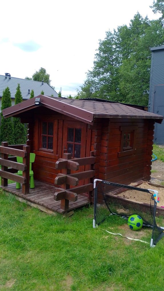 Piękny domek dla dzieci sauna altanka domek letniskowy