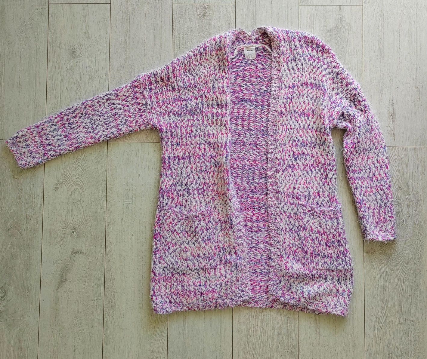 Kardigan / sweter oversize melanż Sinsay