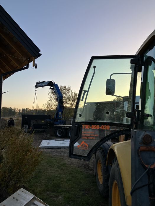 Usługi koparka, mini koparka, wywrotka, wykopy, prace ziemne,przyłącza