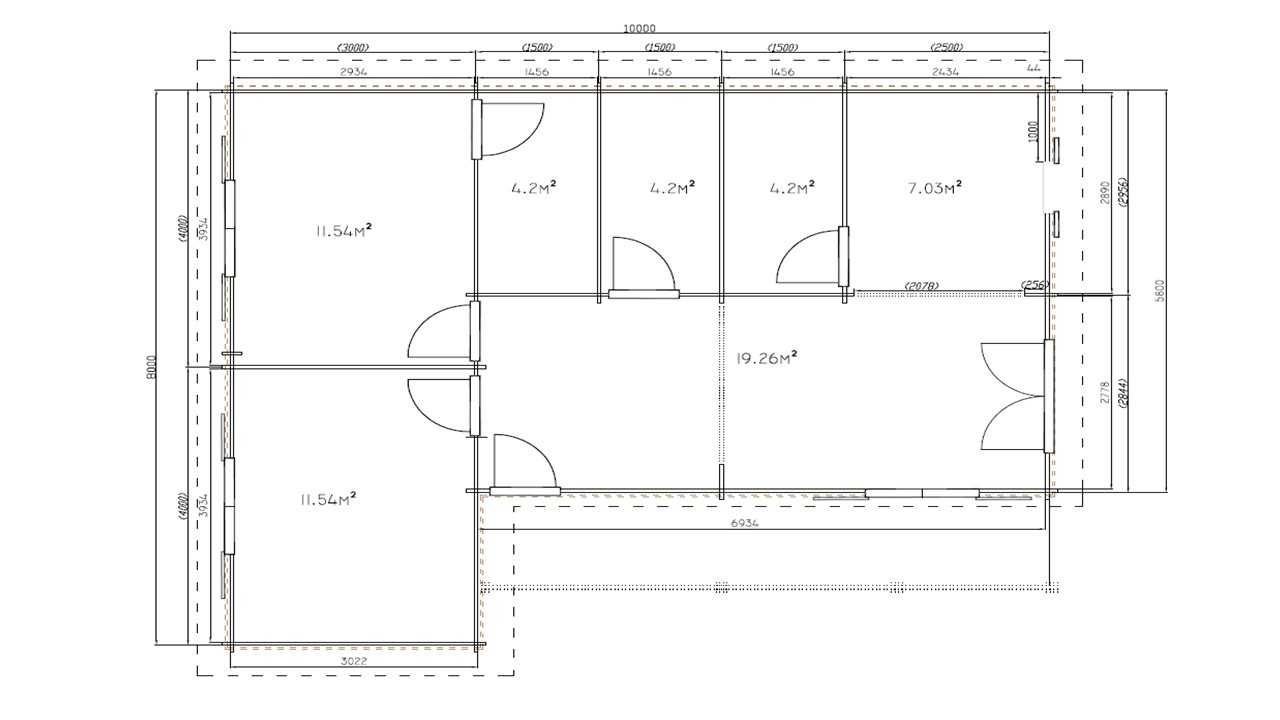 Casa de Madeira, Pré-fabricada T.3 74M2