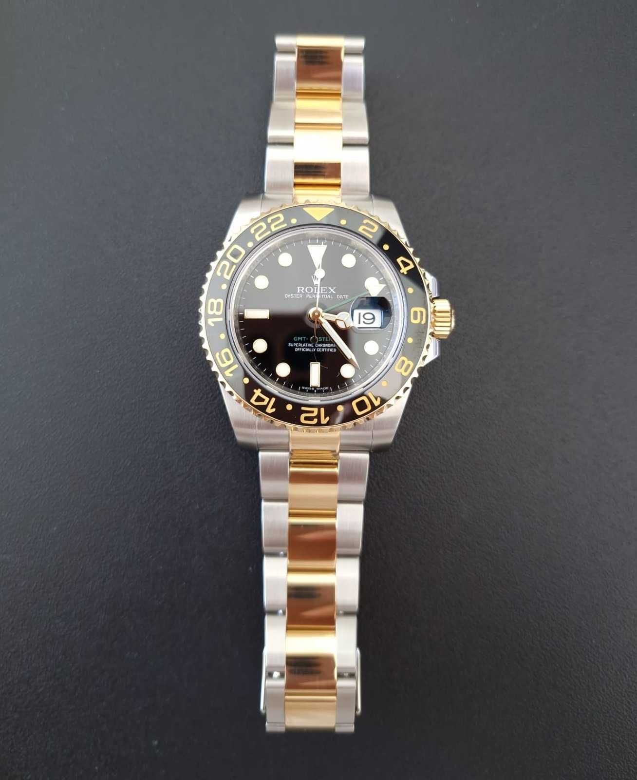 Rolex GMT-MASTER II ouro/aço (Garantia 2 anos)