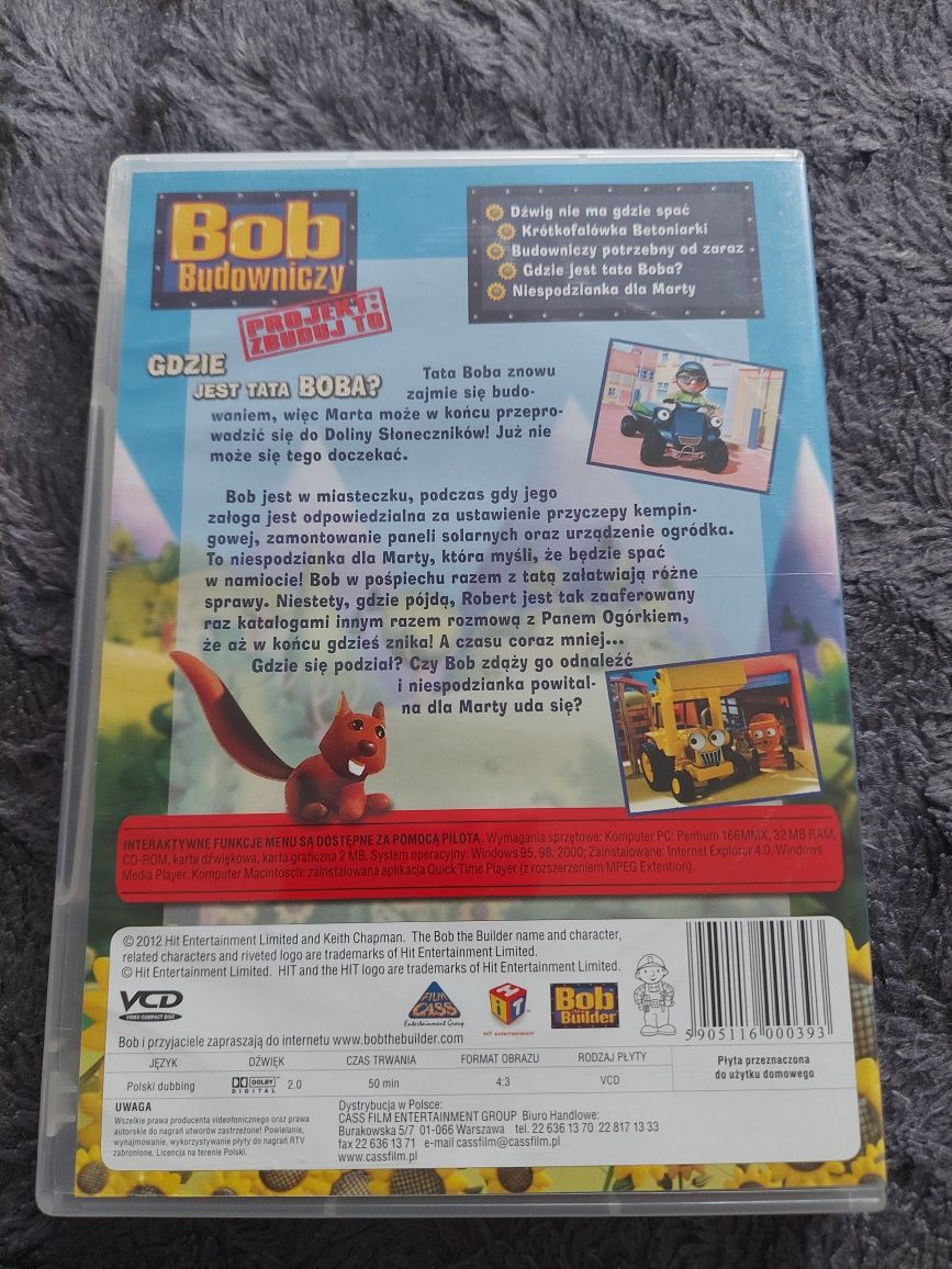 Bob budowniczy bajka DVD