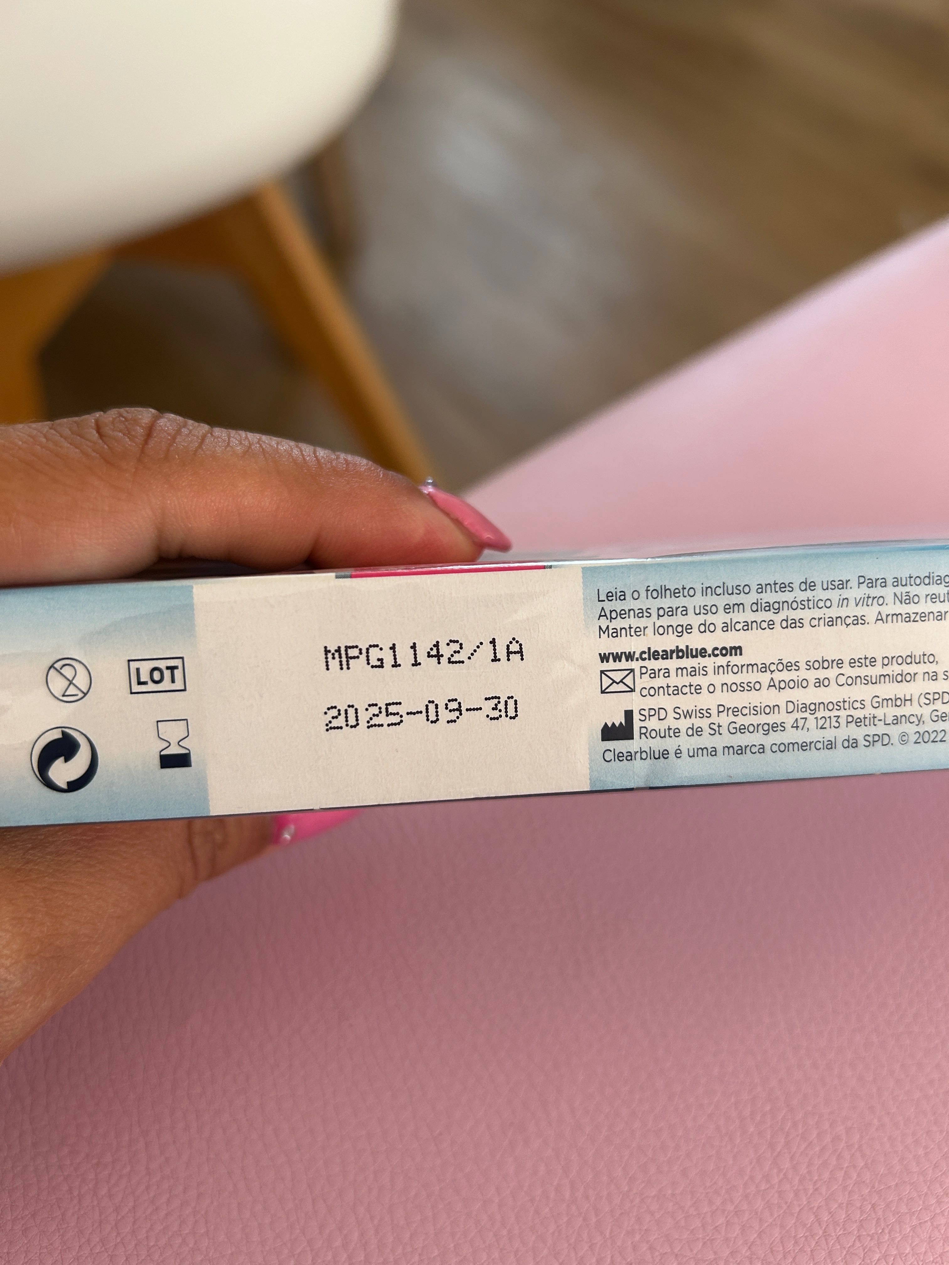Teste de Gravidez Clearblue