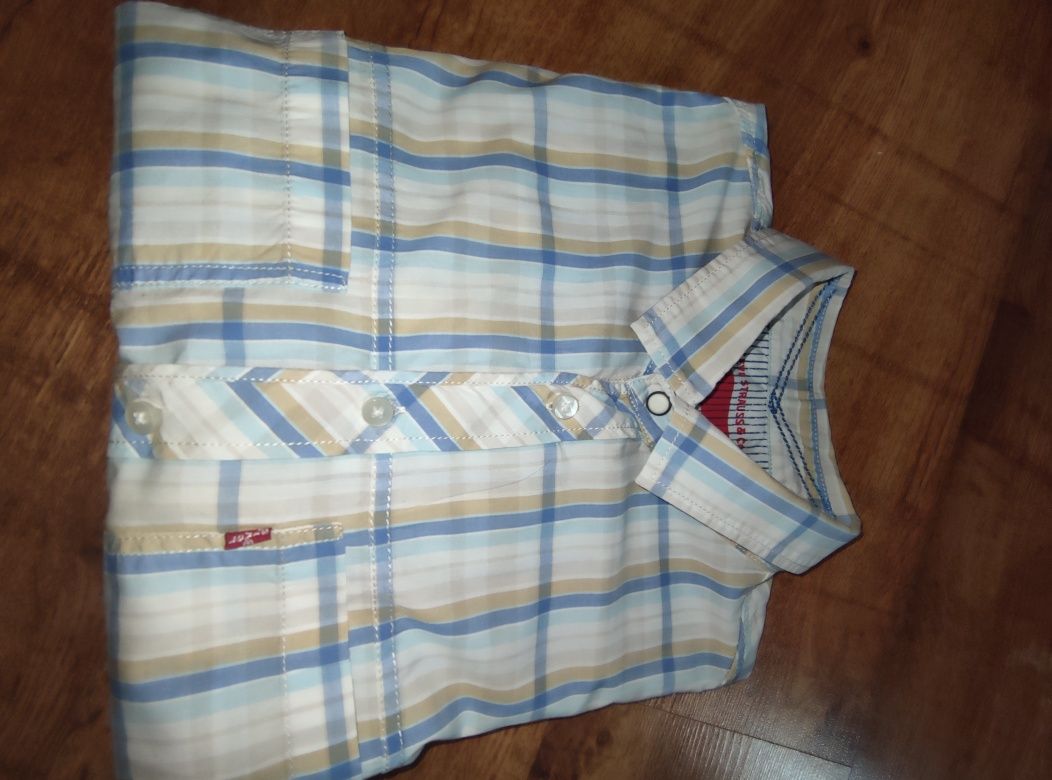 Elegancka męska koszula w kratę Levi's rozm. L