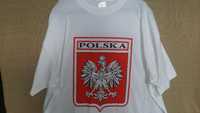 POLSKA t-shirt Godło '' 3XL'' bawełna biała