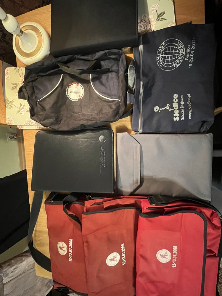 Nowa Torba na laptopa czerwona bordowa