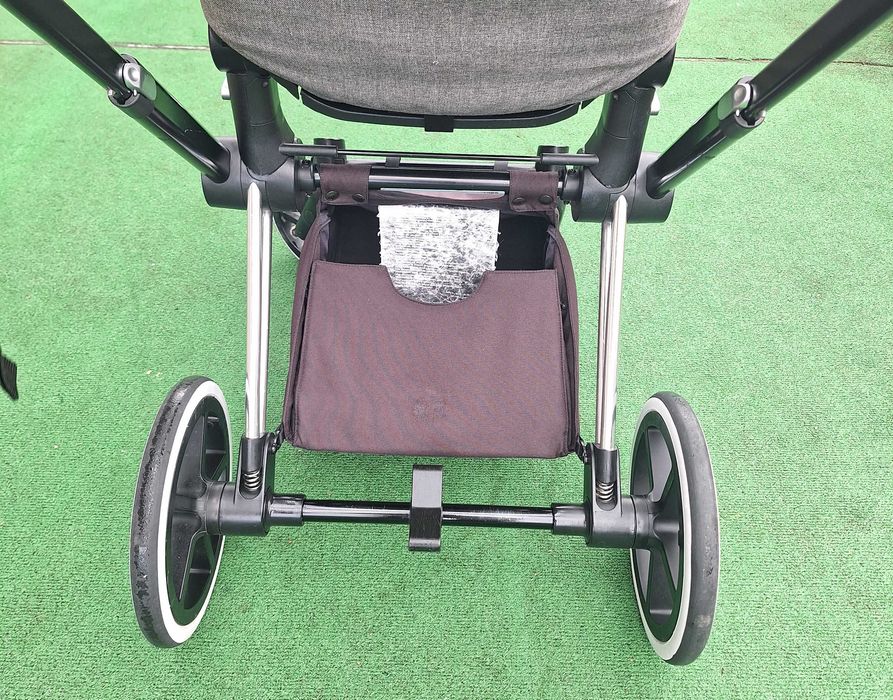 CYBEX PRIAM LUX rama chrome zestaw 2w1 gondola spacerówka stelaż