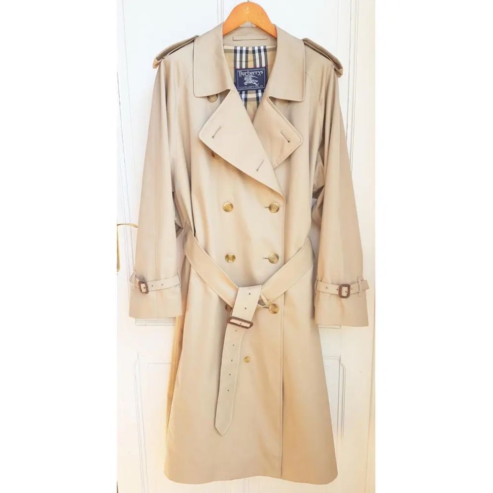 Burberry vintage men's trench coat Beige тренч