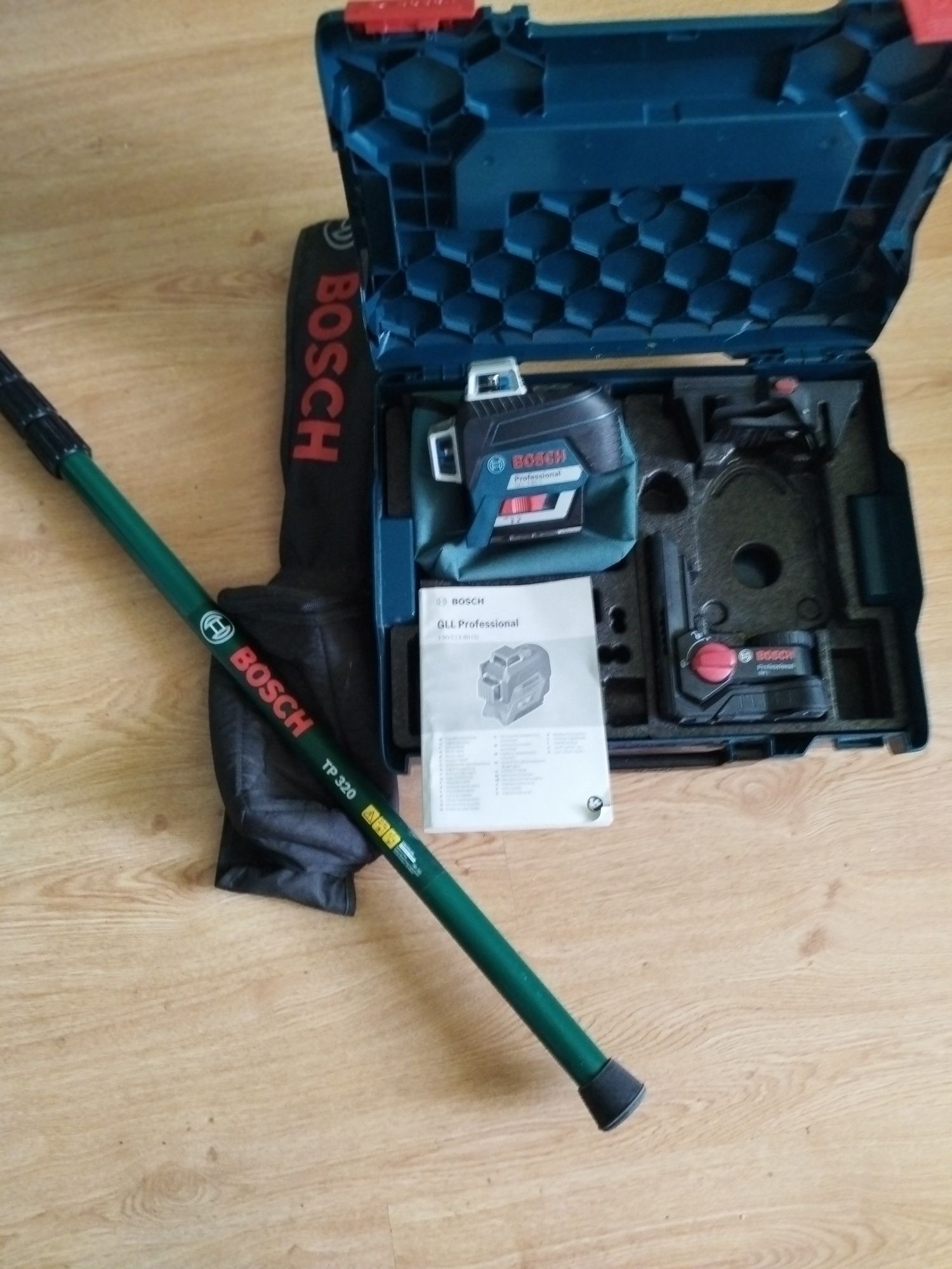 Laser Bosch Gll 3-80c PLUS tyczka