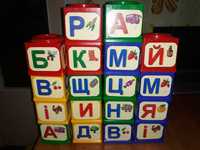 Кубики абетка алфавит игрушки детские