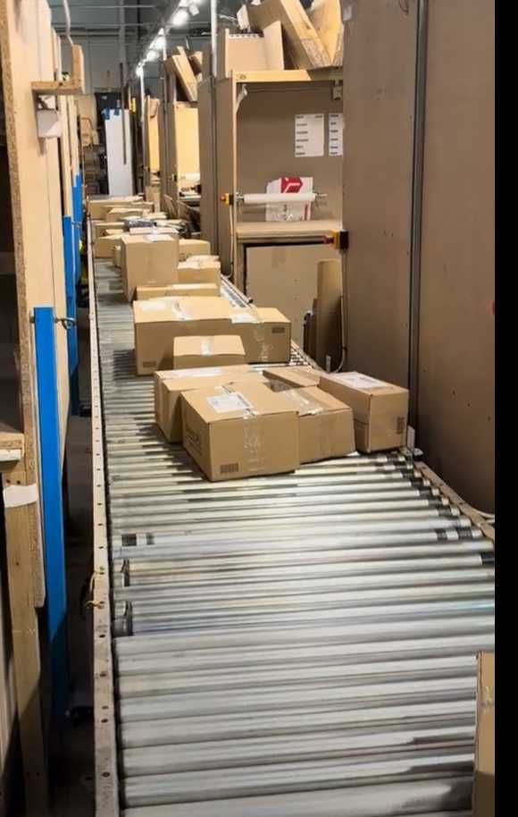 Przenośnik rolkowy rolotok rolki transporter przenośnik do paczek