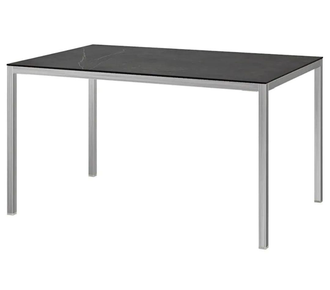Mesa de vidro preto Torsby