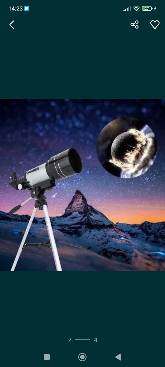 Teleskop astronomiczny F30070M