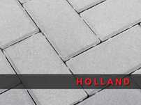 Kostka brukowa szara 6 "HOLLAND" BRUKDOM / Lublin