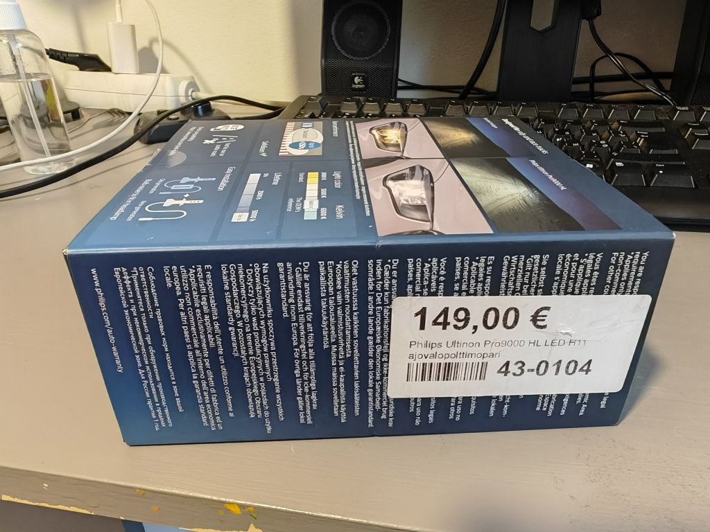 Led Лампи Philips Ultinon Pro9000 (Цоколь, H3 та H8/H11/H16) )