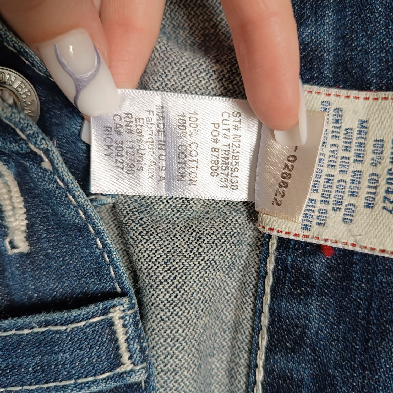 true religion baggy flap jeans size 29