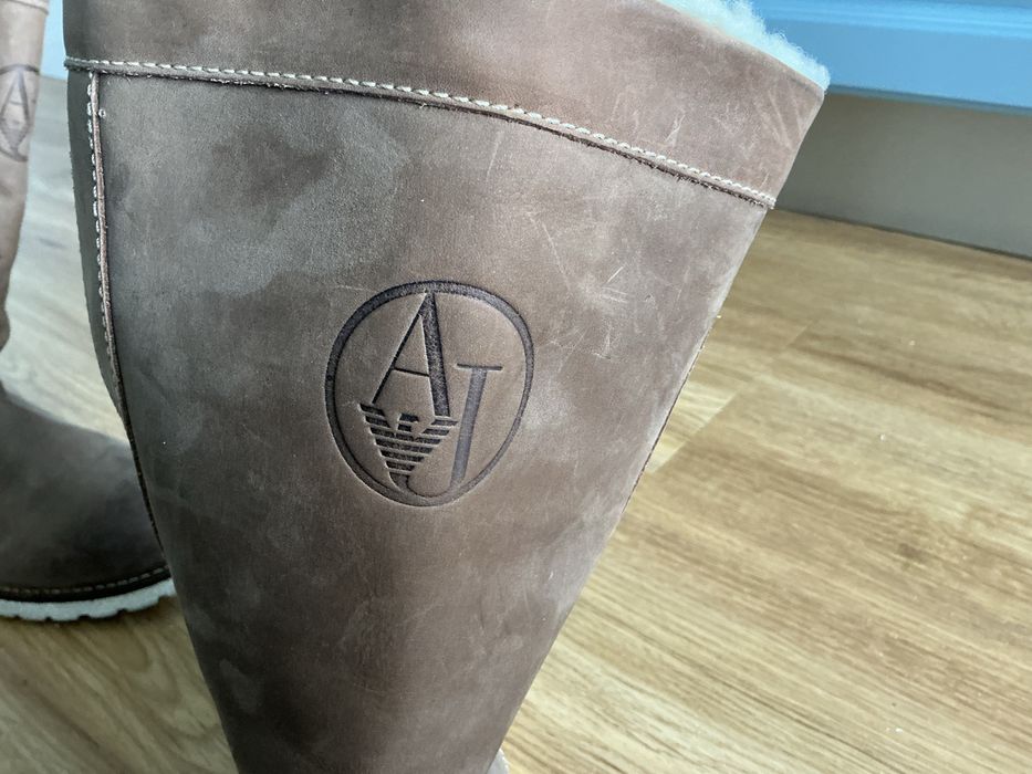 Botas de pele ARMANI JEANS NOVAS