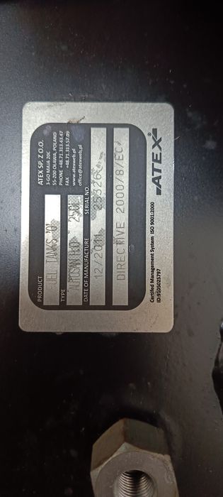 Nowy Zbiornik paliwa Autosan H 10 250 litrow