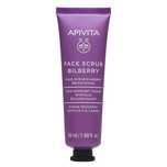 Apivita  rozświetlający peeling do twarzy z borówką 50ml