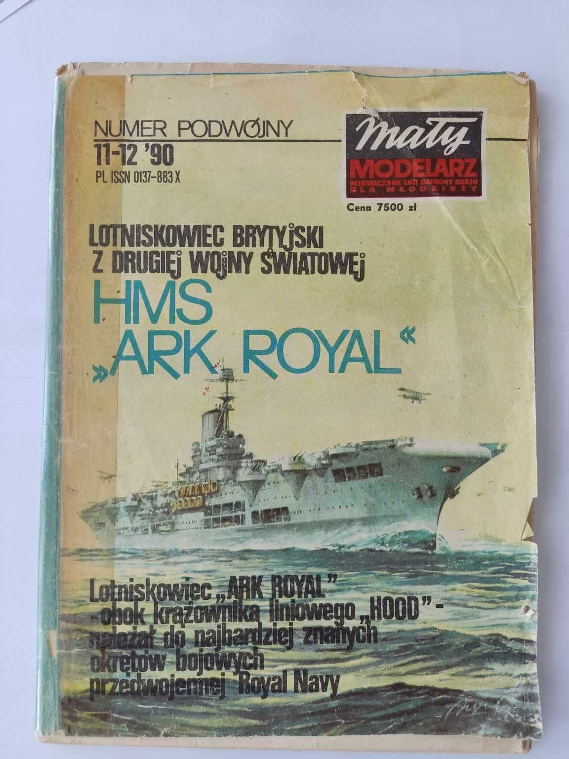 Mały Modelarz 1990.11-12 Lotniskowiec HMS Ark Royal