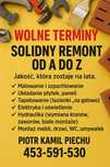 Remonty / wykończenia wnętrz