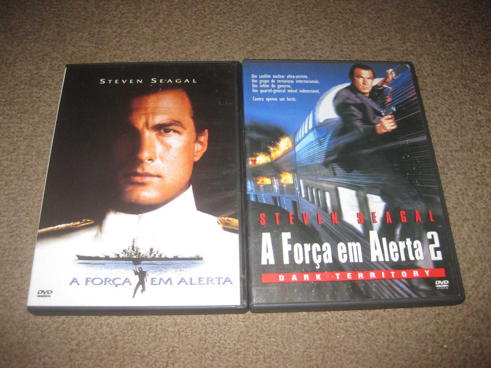 Colecção em DVD "A Força em Alerta 1 e 2" com Steven Seagal/Raros!