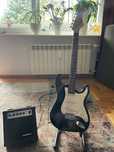 Gitara razem z piecykiem