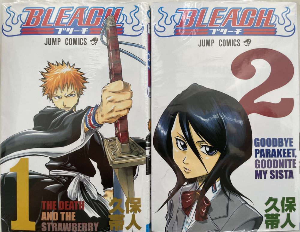 manga Bleach 1,2 tom po japońsku