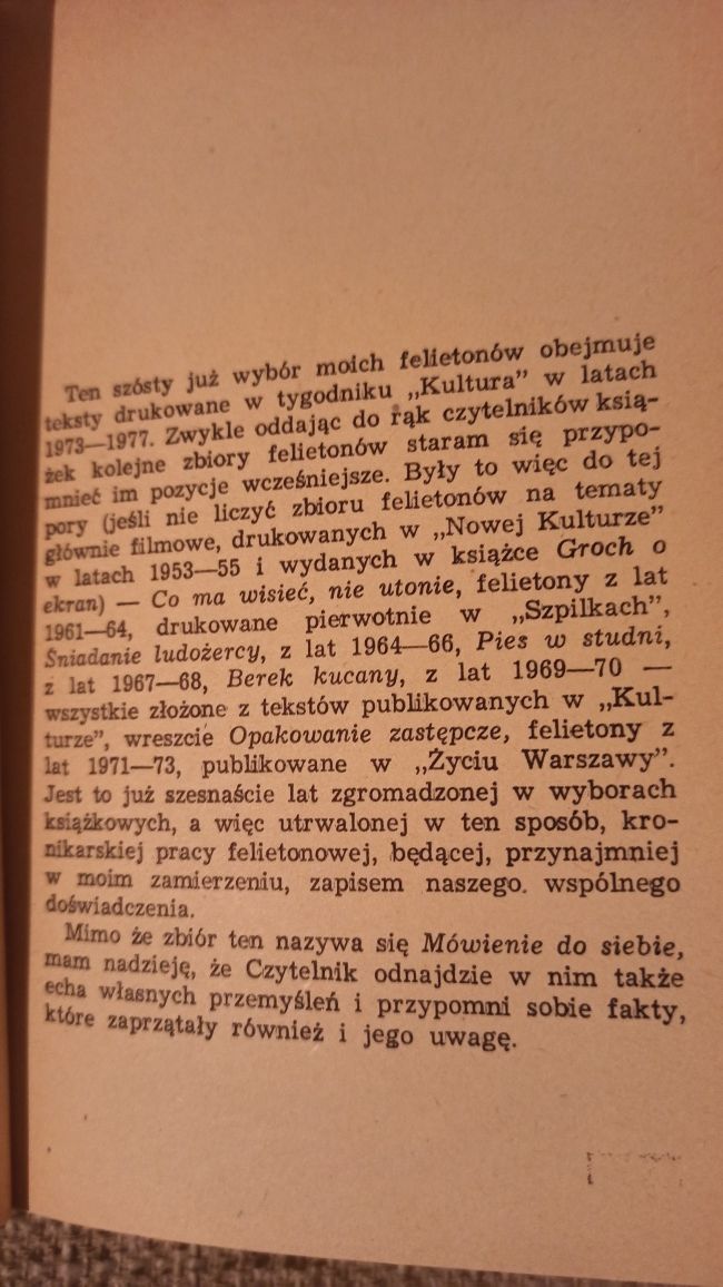 Krzysztof Teodor Toeplitz - Mówienie do siebie