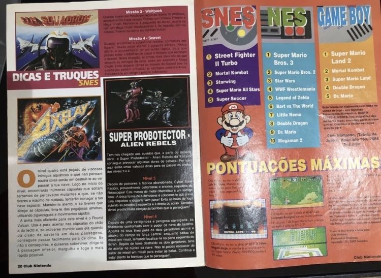 Revista RARA Club Nintendo 1994 - edição portuguesa