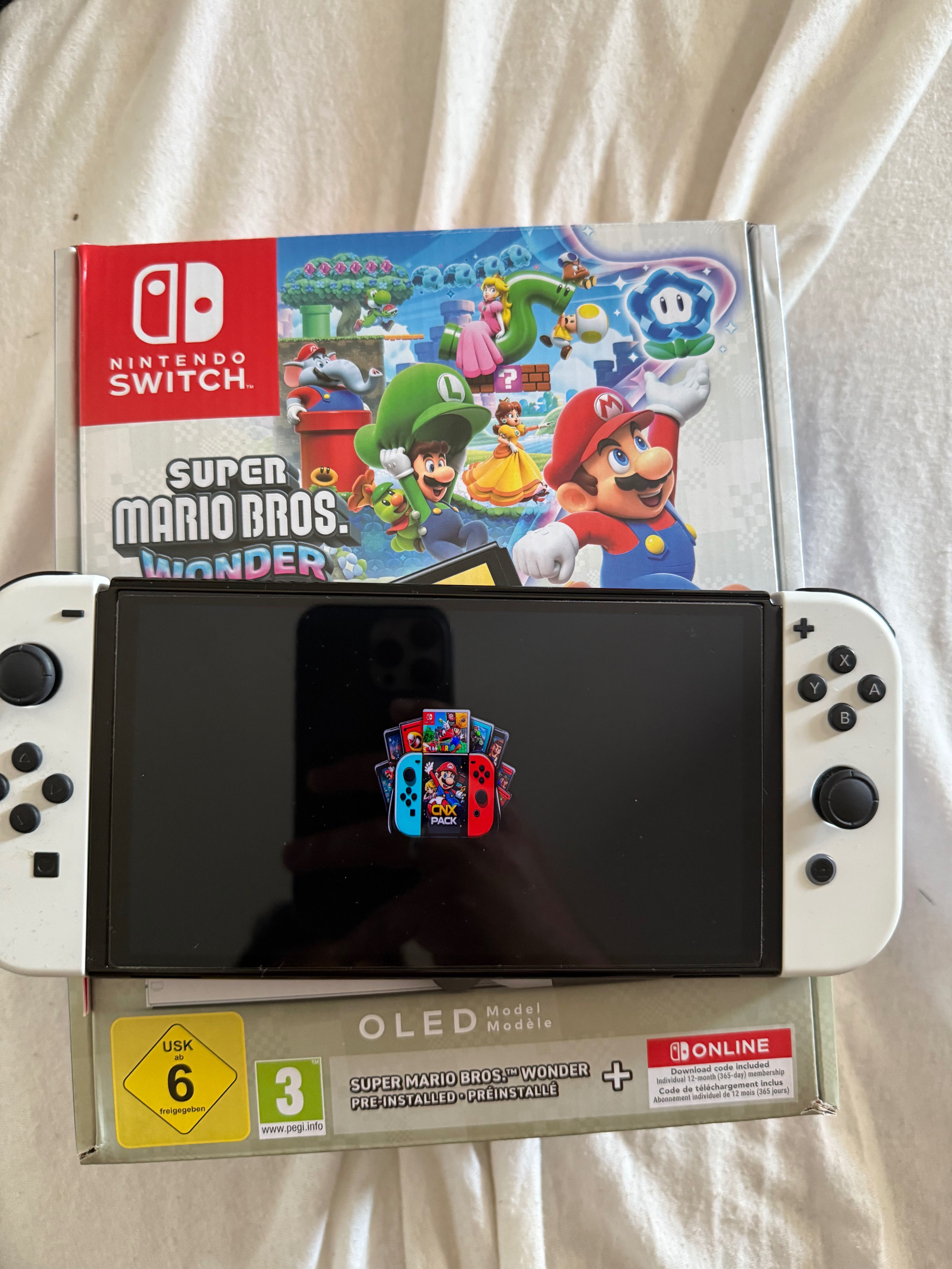 Nitendo Switch Oled desbloqueado como novo