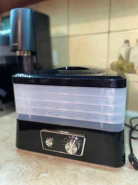 Mocna XXL Suszarka do Grzybów Owoców Warzyw 500W + 5 Sit Regulowana