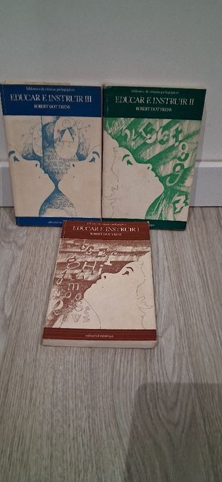 Lote 3 livros educar e instruir
