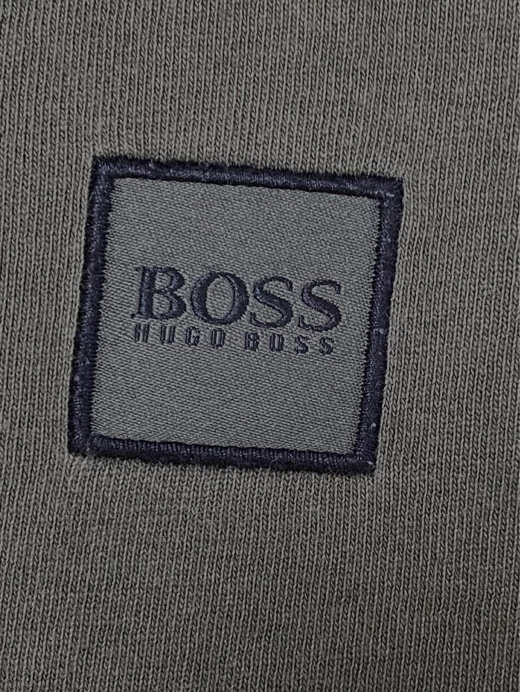 Оригинальная футболка Hugo Boss khaki color ( M)