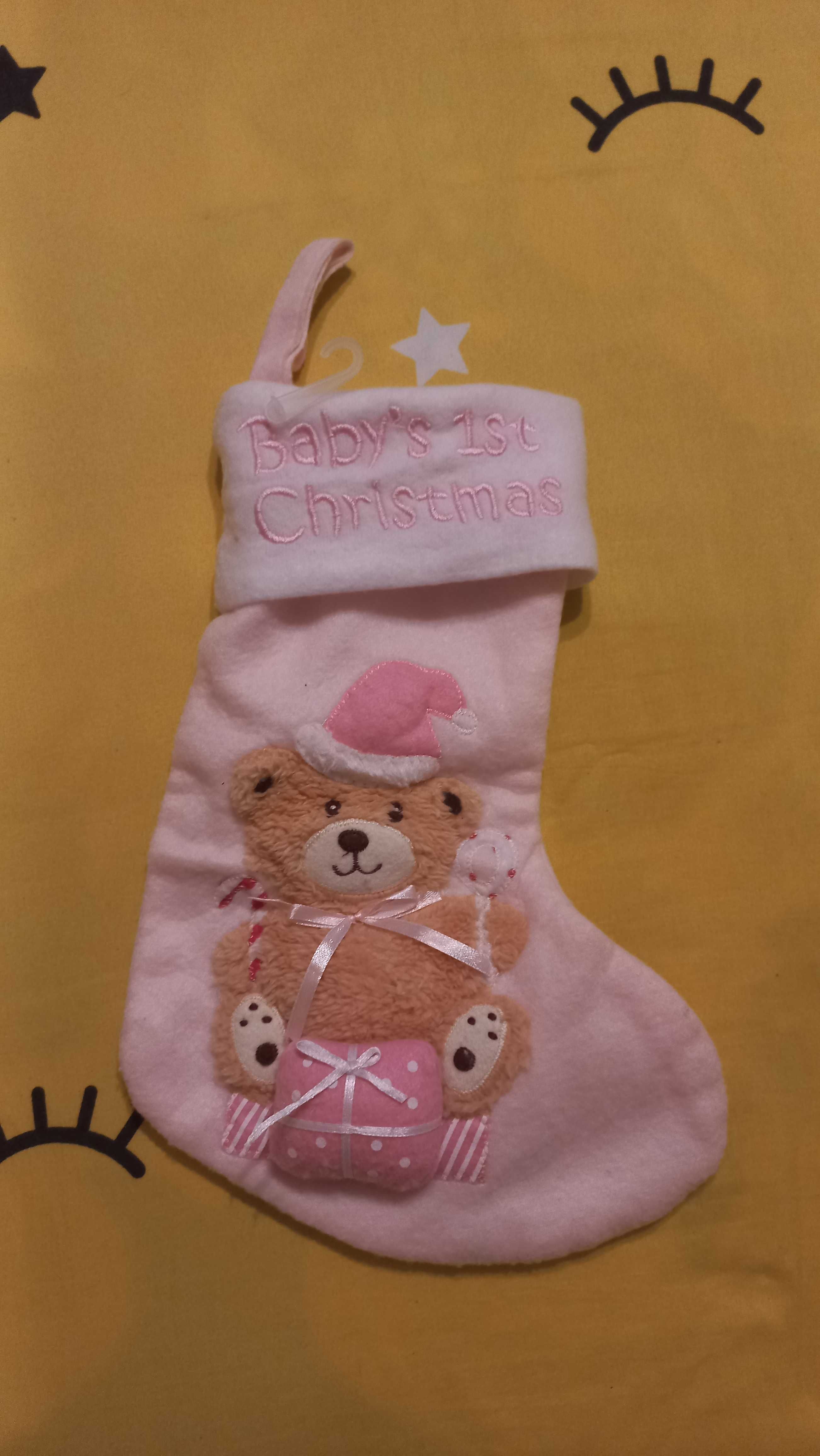 Новорічна шкарпетка для подарунків (Baby's 1st Christmas)