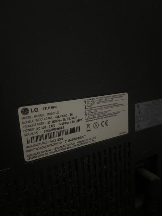 Lg telewizor 47 cali