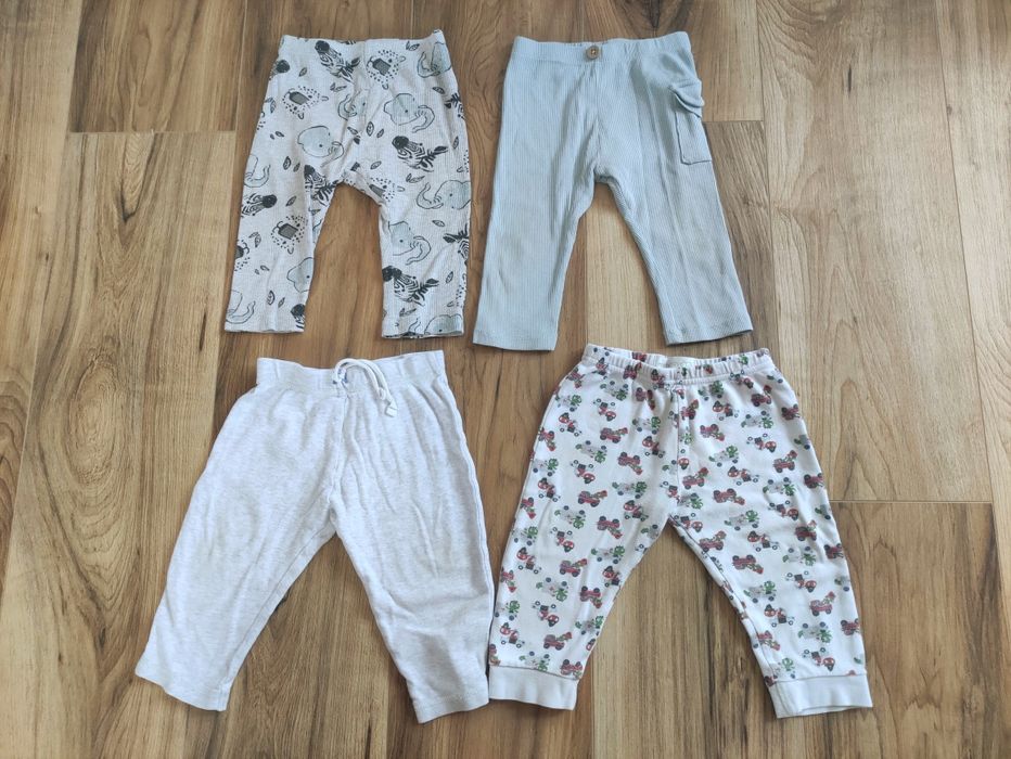 Zestaw legginsów chłopięcych w rozmiarze 74