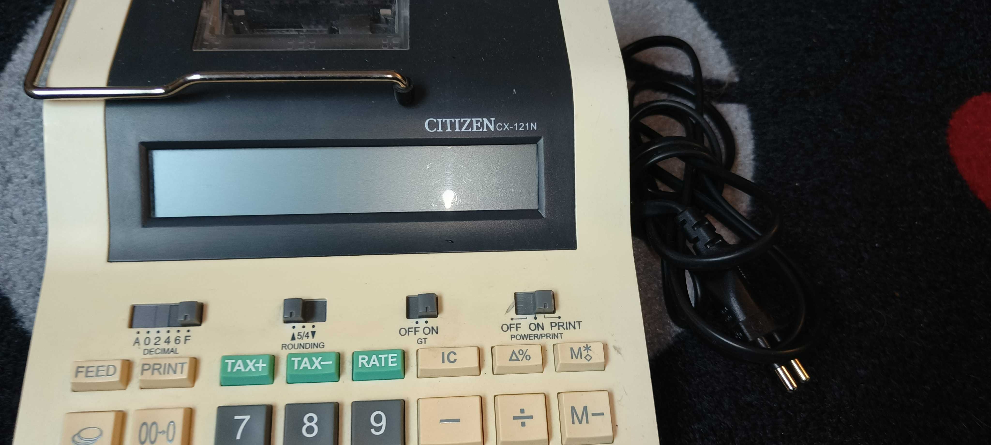 Kalkulator z drukarką Citizen CX-121N
