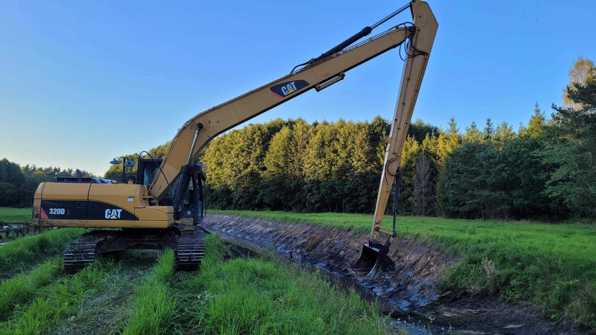 pogłębianie ,oczyszczanie, kopanie stawów i innych