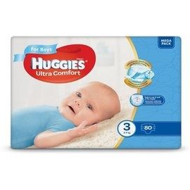 Huggies Ultra Comfort 3/80 для мальчиков