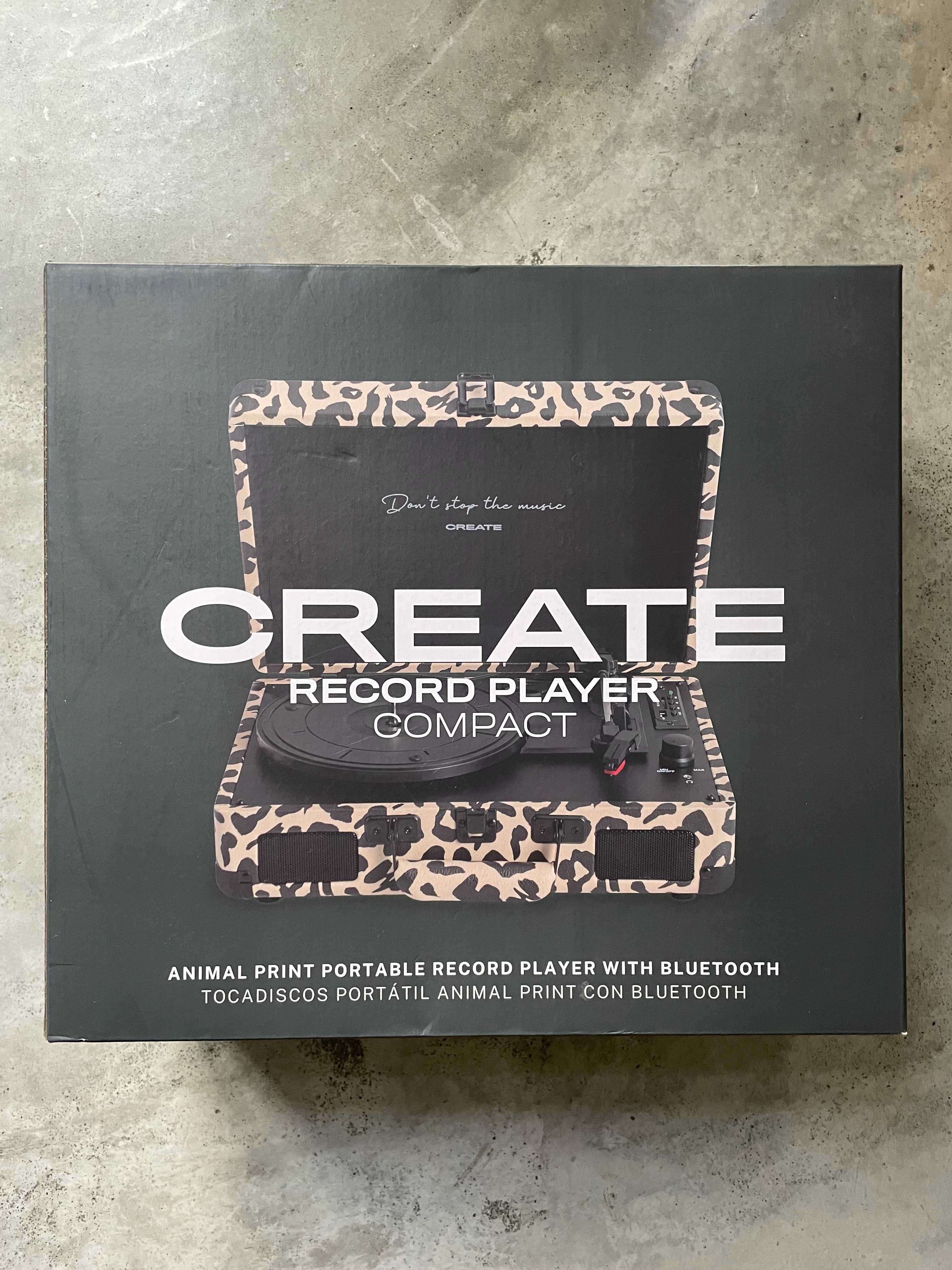 Record player compact - CREATE - BRAND NEW