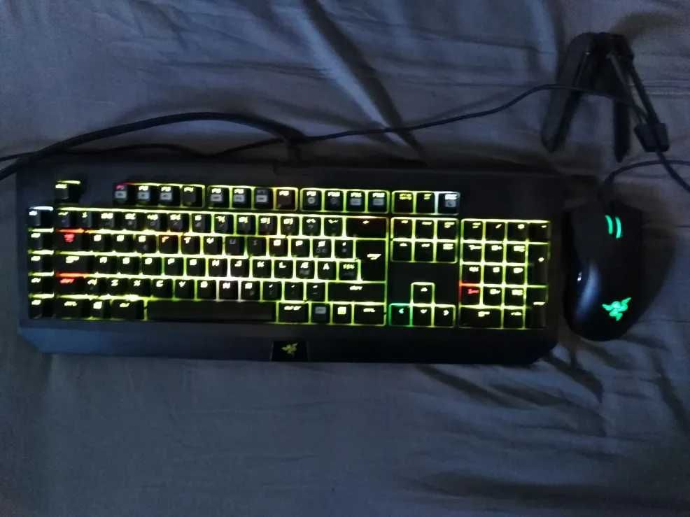 Zestaw Razer Blackwidow Chroma, DeathAdder Elite, Mouse Bungee