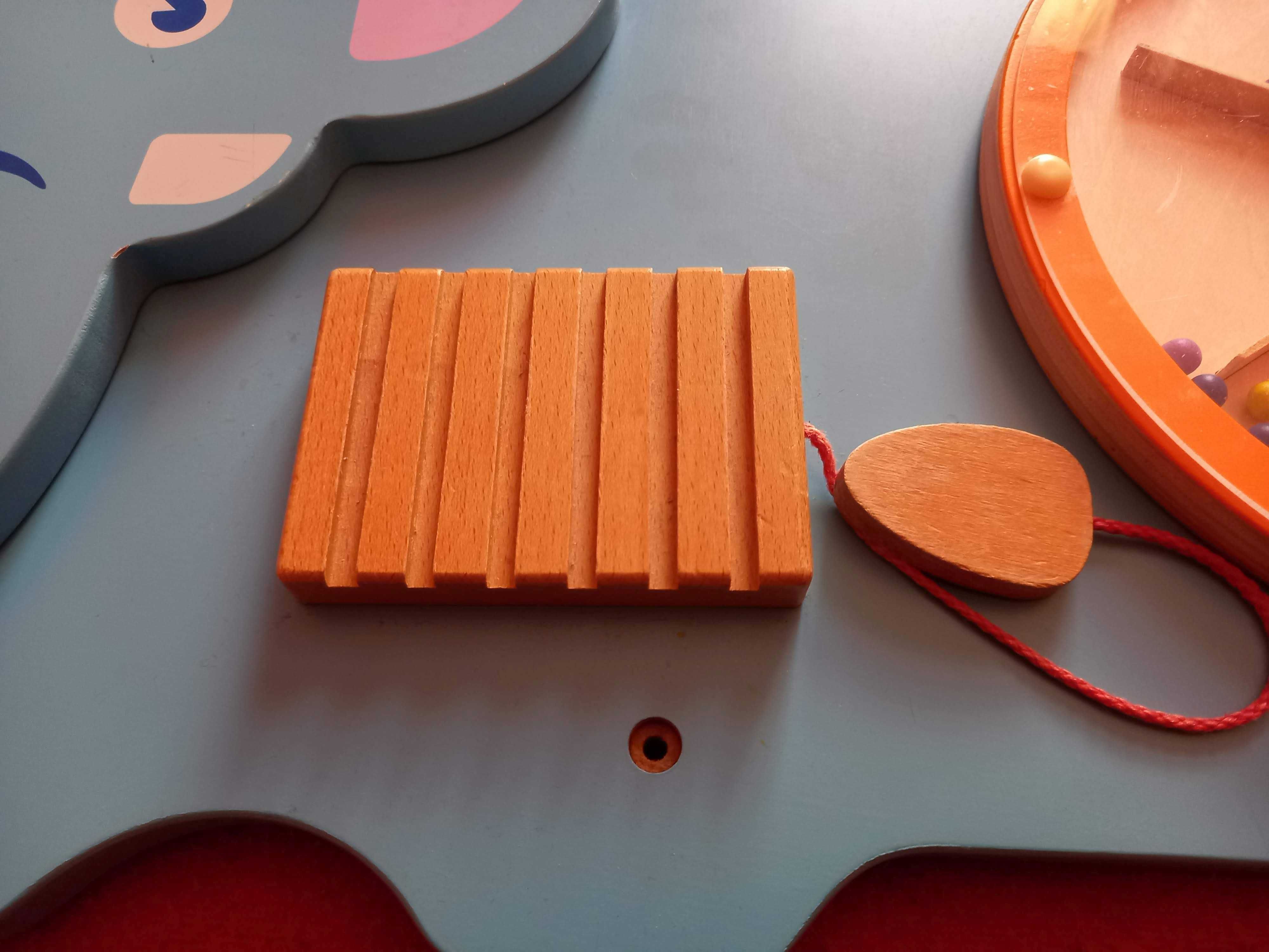 Panel ścienny - tablica muzyczna i sensoryczna słonik