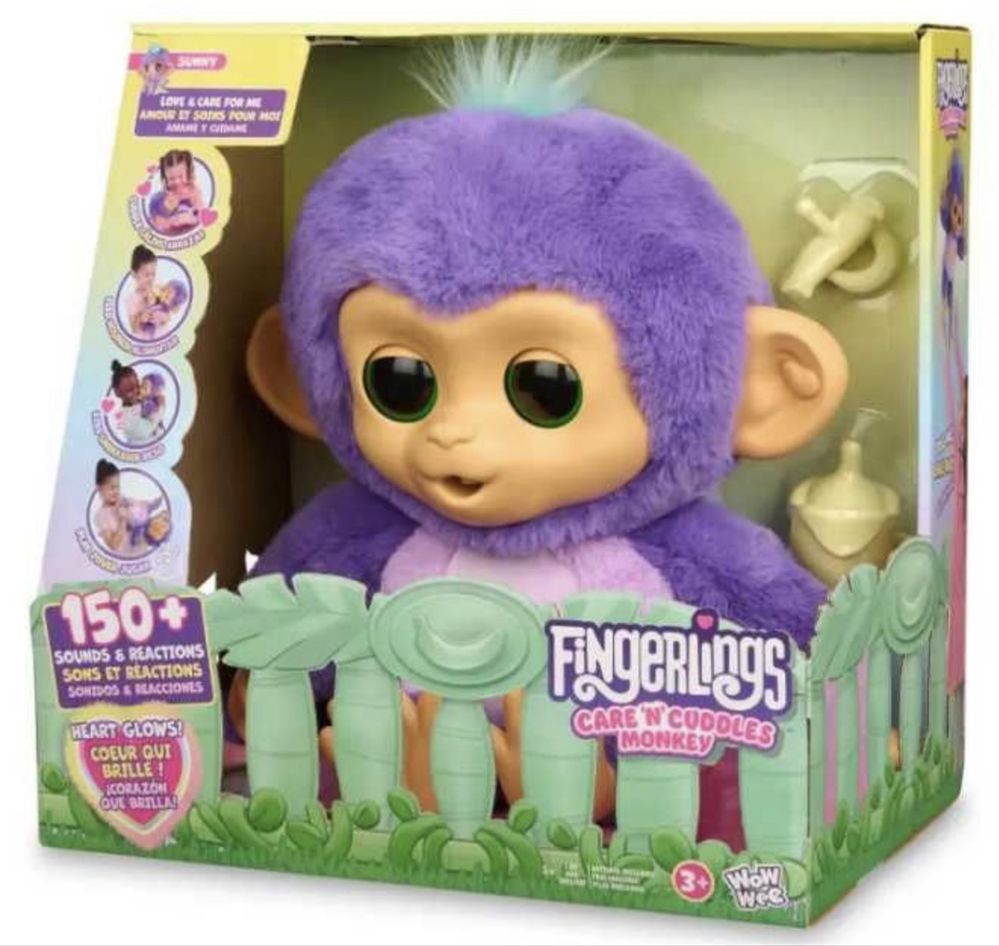 Present Pets Princess Fingerlings Мавпочка Mankey Sunny