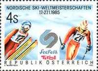 znaczki pocztowe - Austria 1985 kat.0,50€ - sport