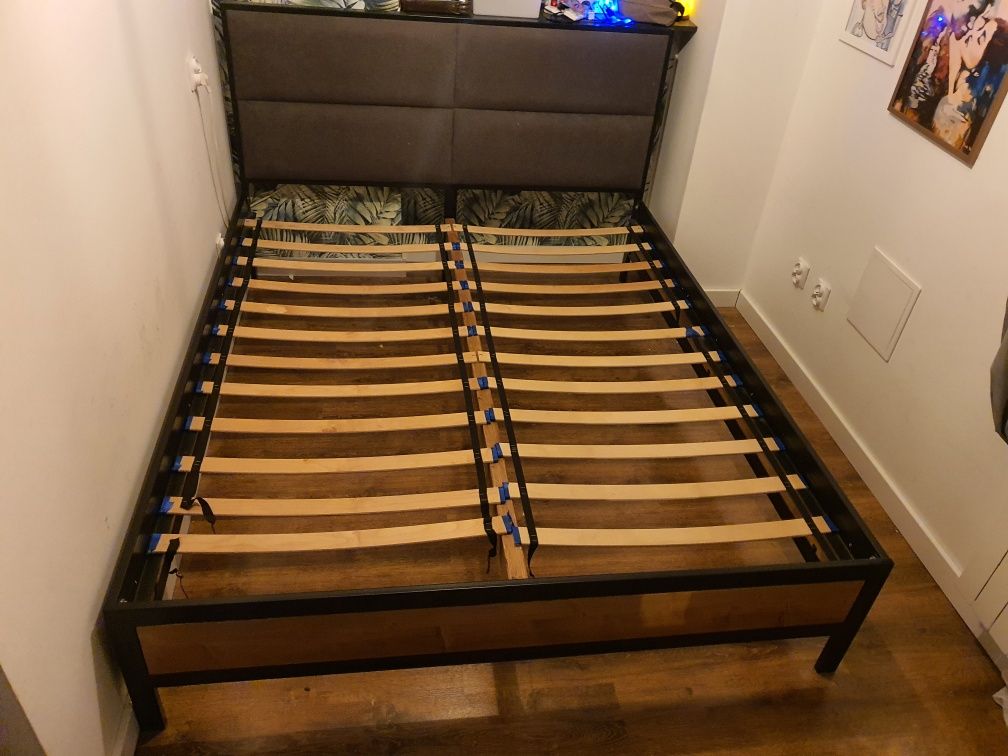 Łóżko do sypialni loft 160x200 ręcznie robione